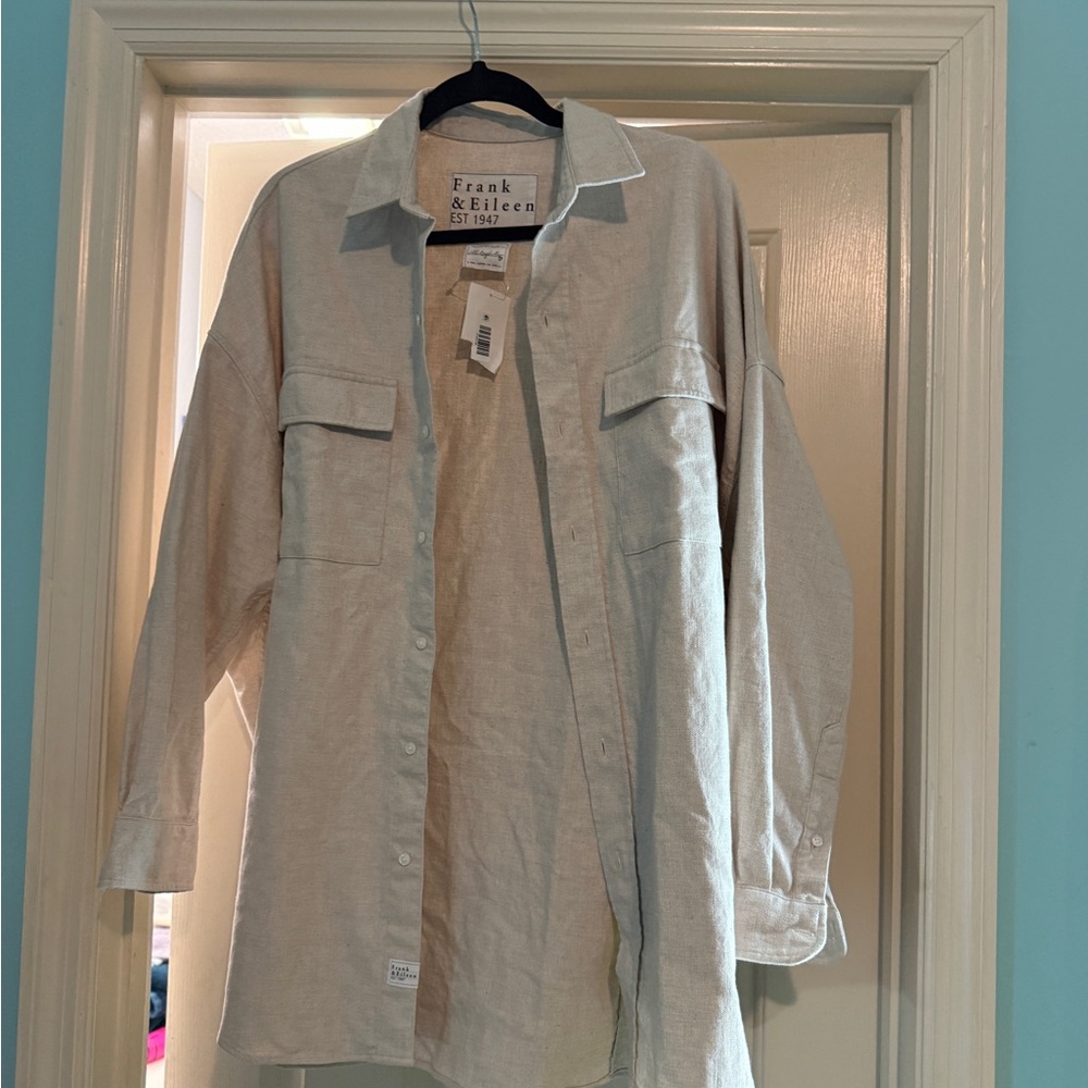 Frank & Eileen Mcloghlin Women's Cream Jacket BNWT XS/S
